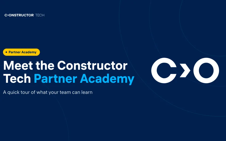 Video: a short tour of the Constructor Tech Partner Academy
