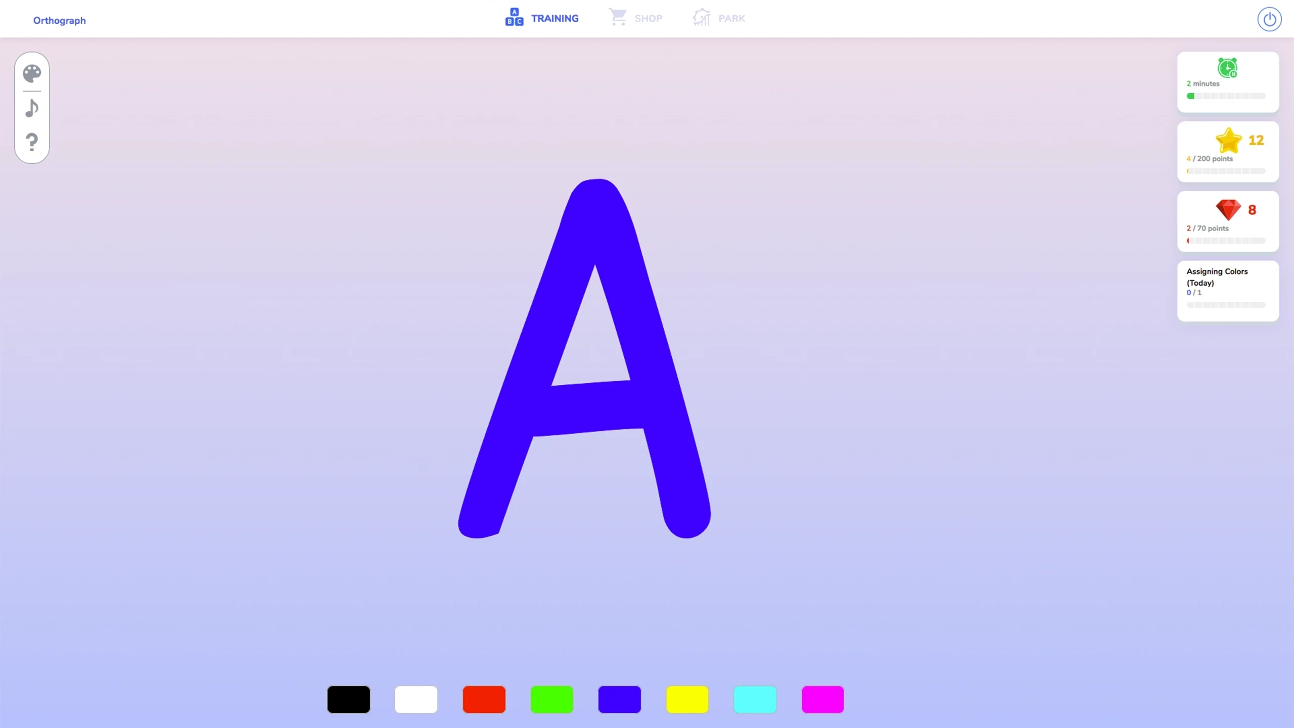 Assign colors