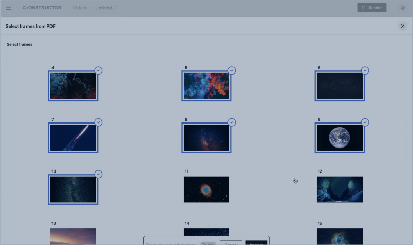 Import your files