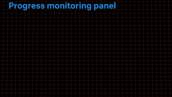 Grafari: Convenient progress monitoring panel 