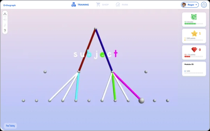 Grafari - Structure words