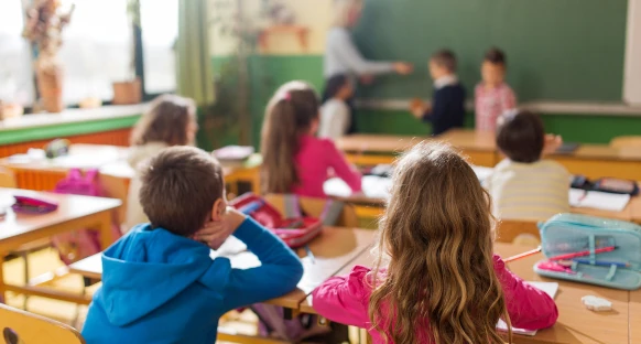 Classroom with students