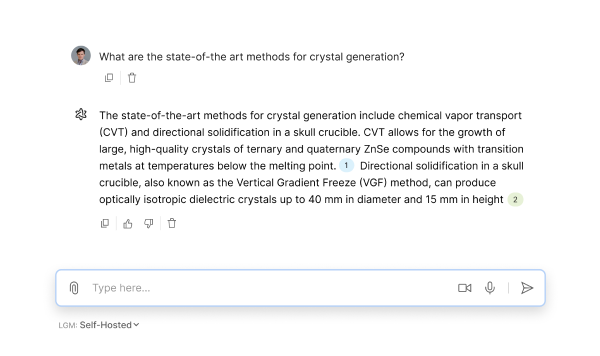 Interact with your organization's knowledge