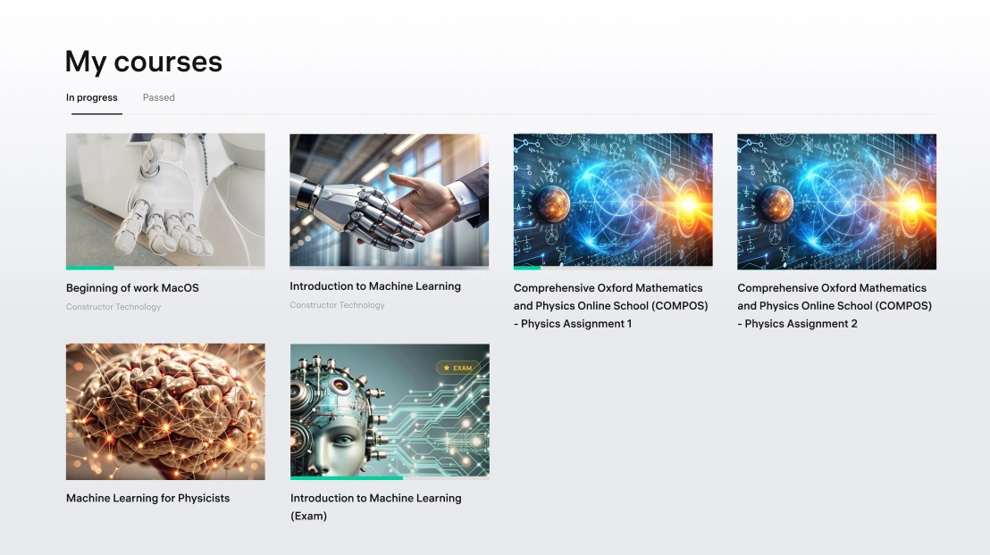 Constructor Learn screenshot