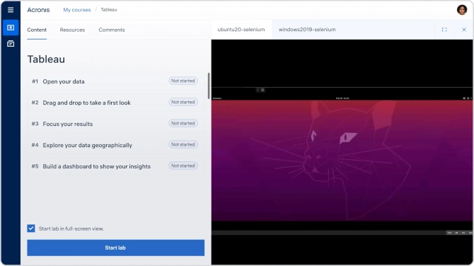 Constructor Virtual Lab screenshot