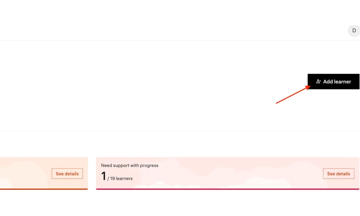 new Coach platform - Adding new learner profiles and license management