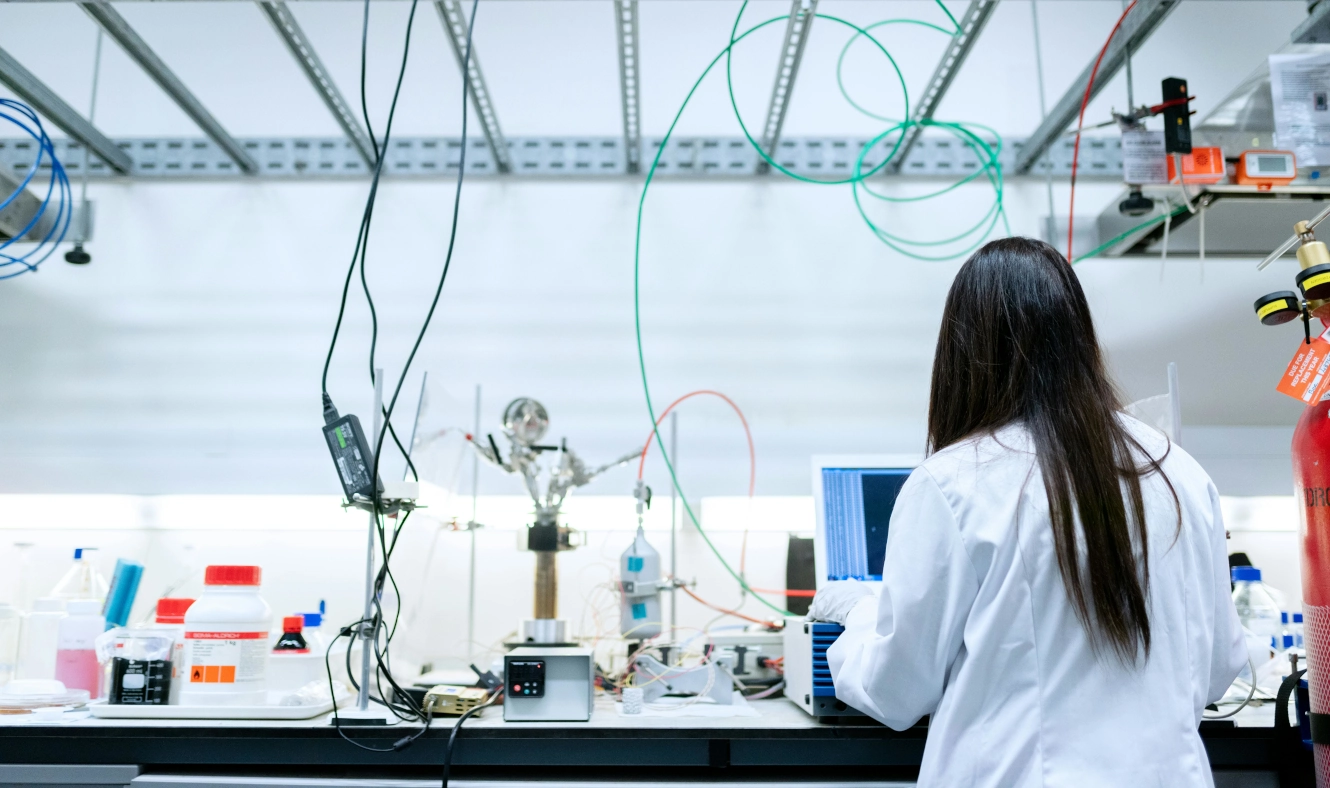 research scientist in a lab