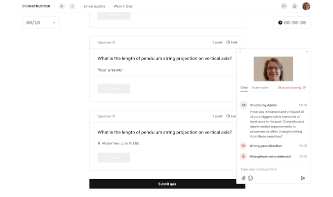 Candidate-chat-Proctor-update