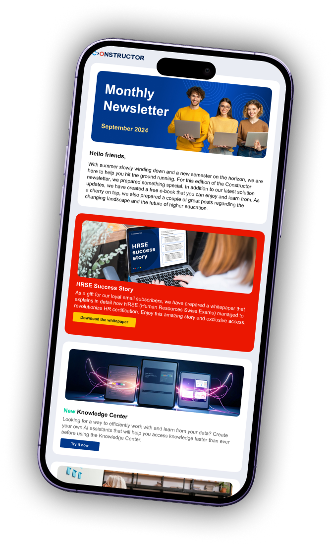 Constructor newsletter