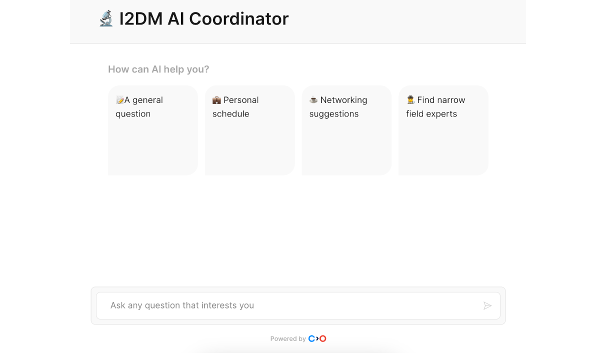 Speakers' profiles and networking recommendation