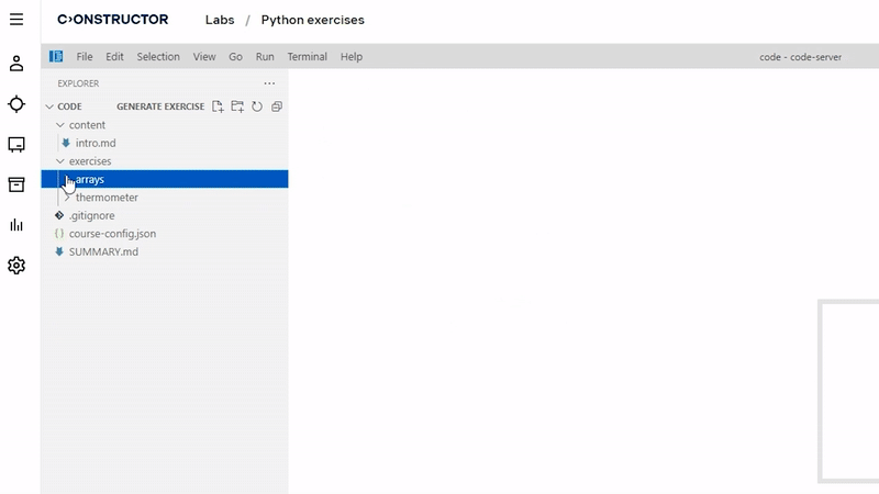 Code-based lab authoring