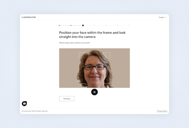 Biometric verification Proctor