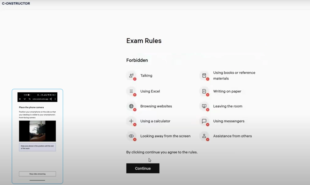 See the new Proctor app interface in action