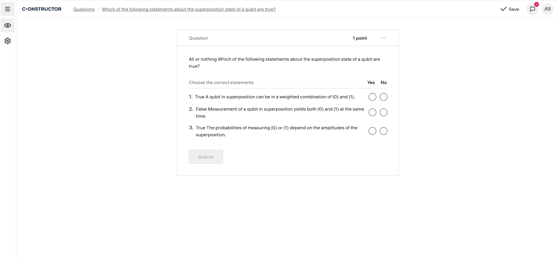 assess_update_Multiple True or False question type