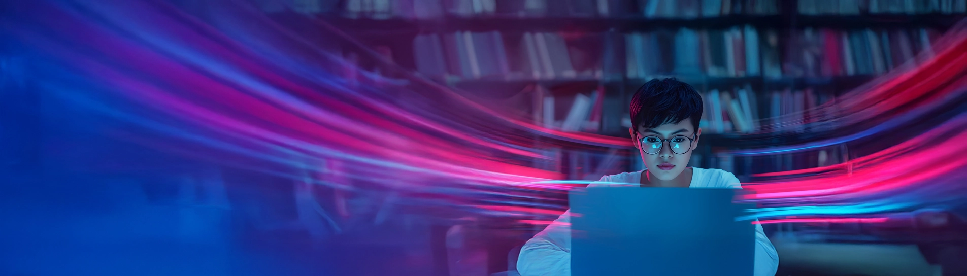 a person typing on the laptop