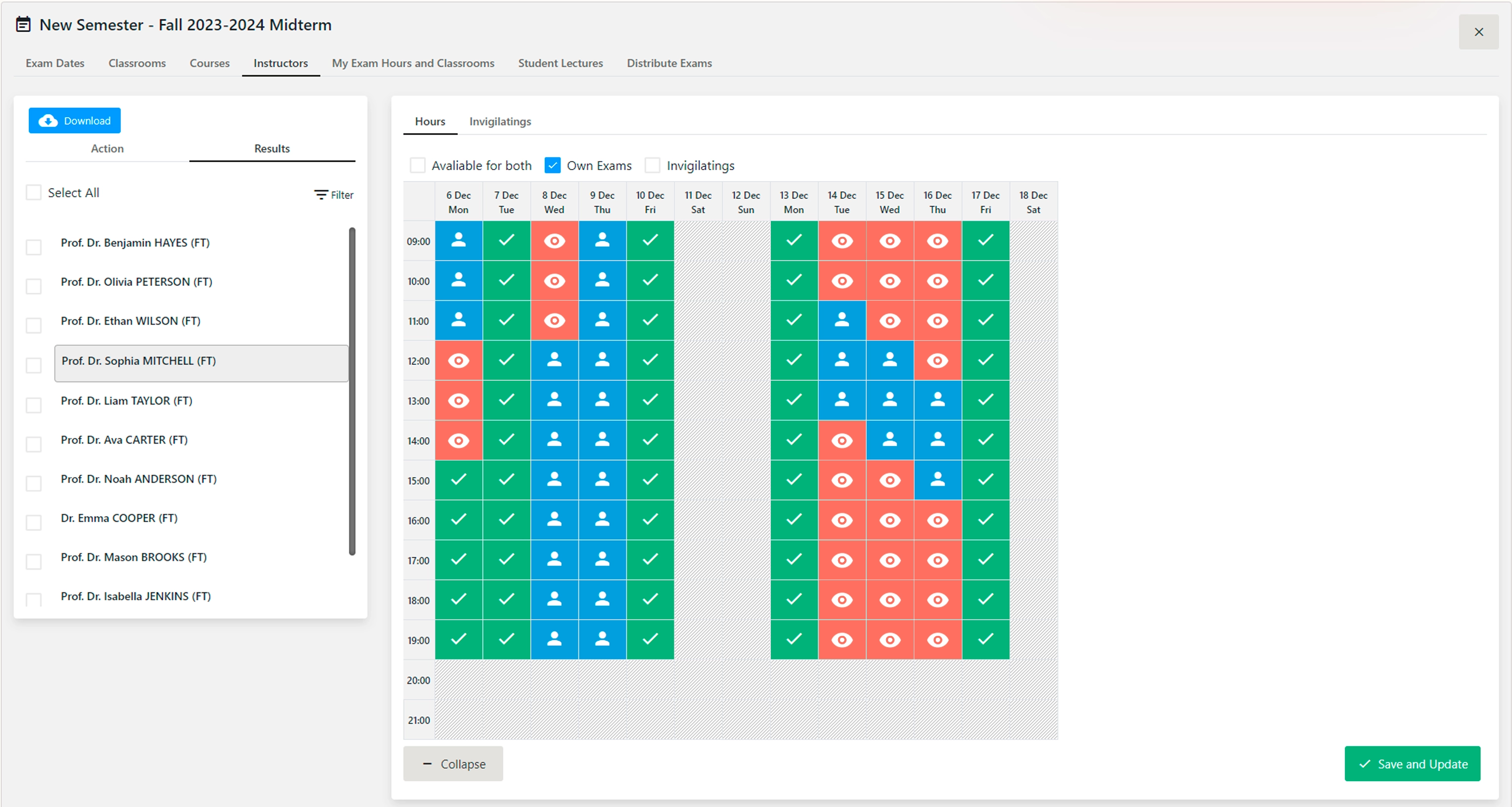 Constructor Schedule - smooth operations