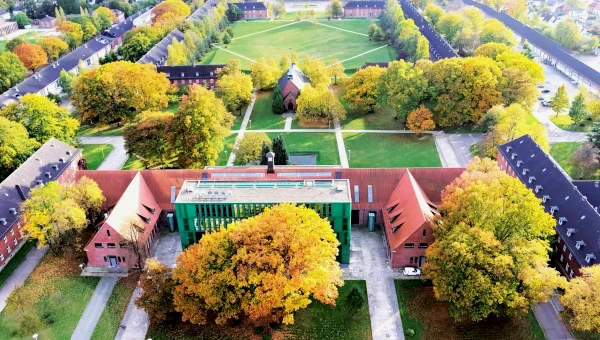 Constructor University Bremen campus, aerial image