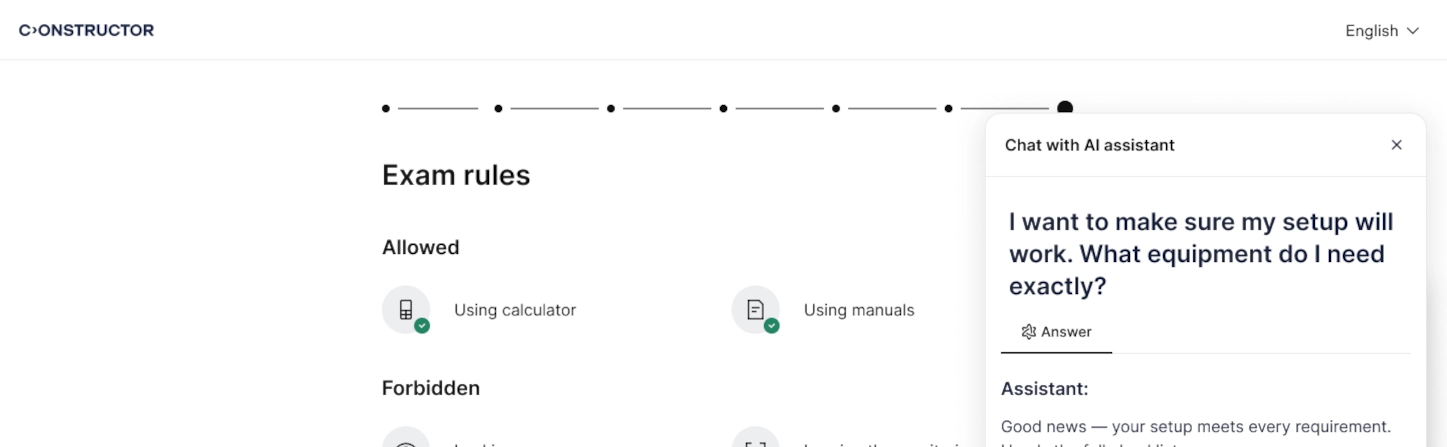 Proctor Capability: Round-the-clock support