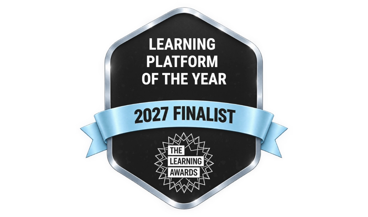 Learning Awards 2027 shortlisted badge – Constructor Learn, Learning Platform of the Year