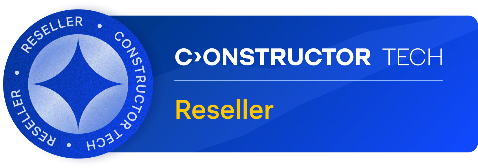 Constructor Tech Reseller partner badge