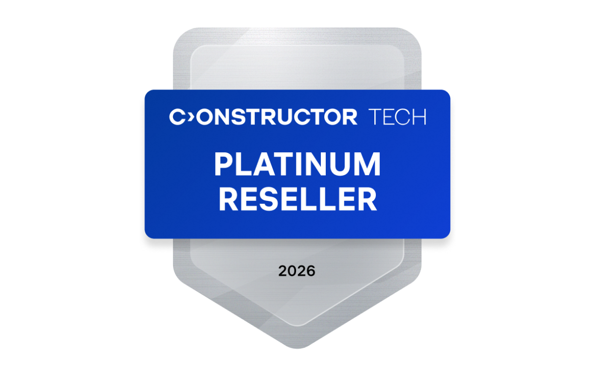 Constructor Tech Platinum Reseller level badge