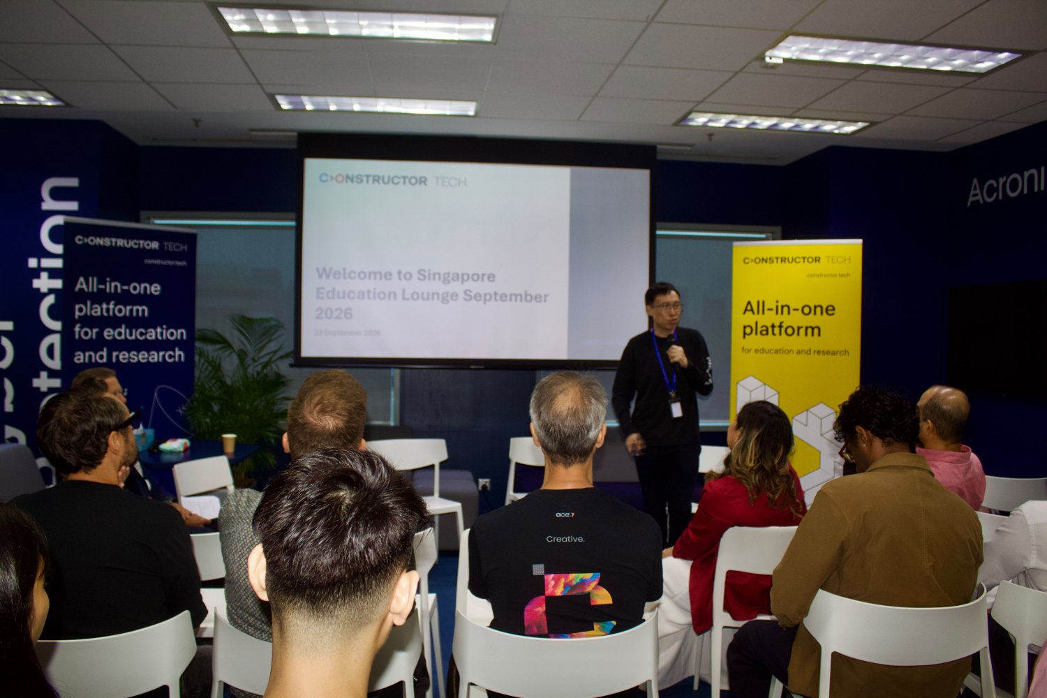 Welcome to the Singapore Education Lounge at the Constructor Tech Singapore office