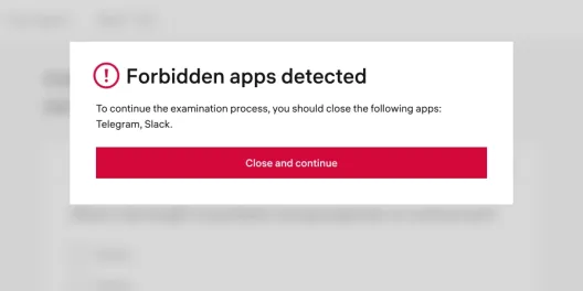 Proctor feature: Secure Browser