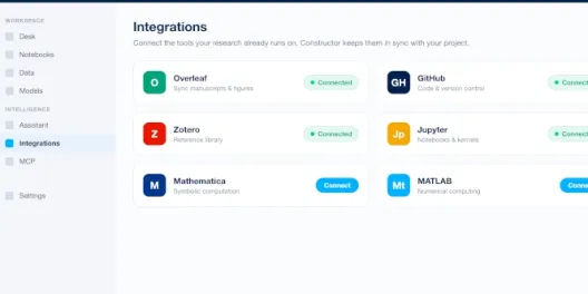 Constructor research: Connects your scientific tools