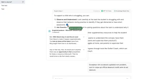 Constructor Prism: AI chat answering from a knowledge model with cited sources