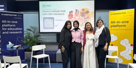 Singapore Education Network advisors at the Singapore Education Lounge
