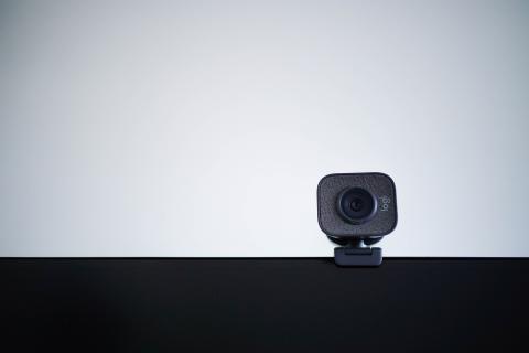 webcam on laptop