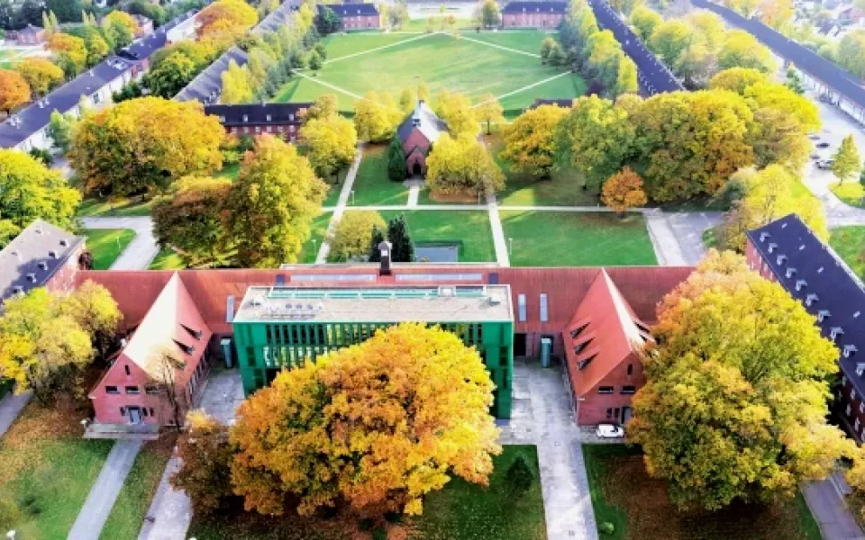 Constructor University Bremen campus, aerial image