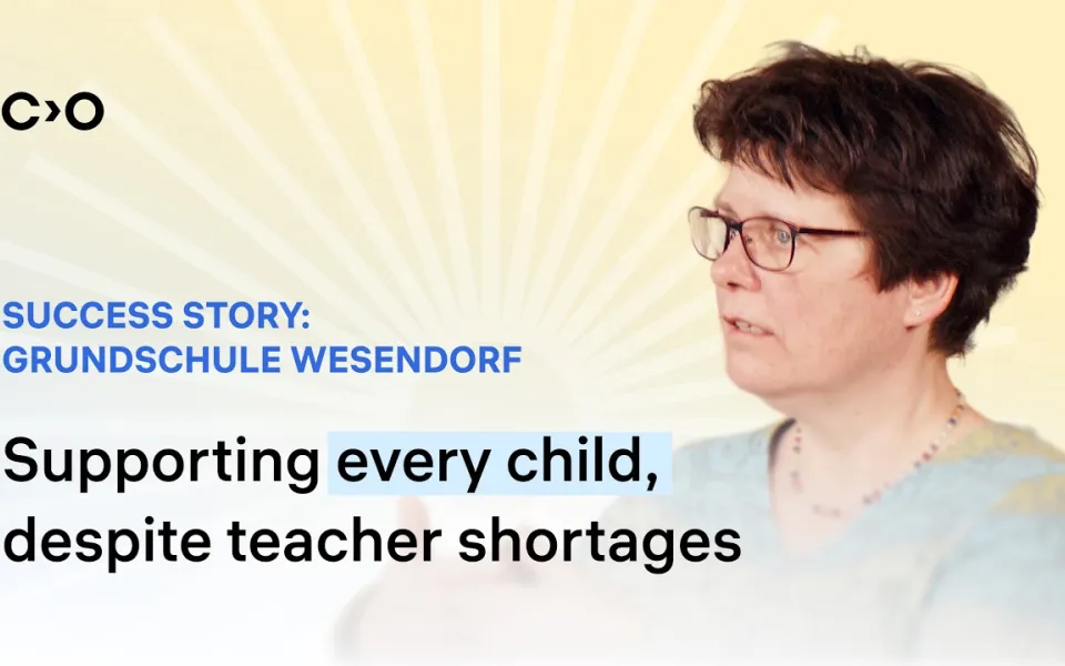 Frauke Simanek, class teacher at Grundschule Wesendorf, talking about Calcularis