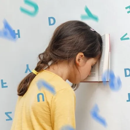 student struggling with writing