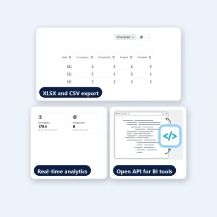 Constructor Learn real-time analytics, XLSX and CSV export, and an Open API for BI tools